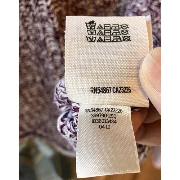 Pink Victoria's Secret Women's Purple Heathered Oversized Sweater Size M EUC - Picture 7 of 9